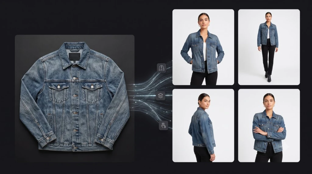 Example of an AI outfit preview style available in Outfit Me